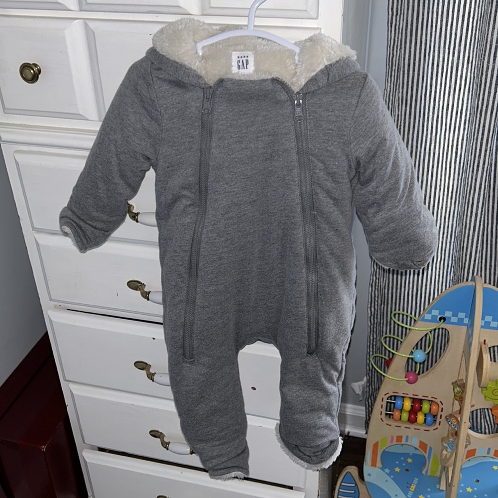 Baby Gap Sherpa Thermal Baby Bear Onsie